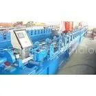 Flying Saw Cutting Shutter Door Forming Machine , PLC Sheet Metal Roll Former thumbnail-1