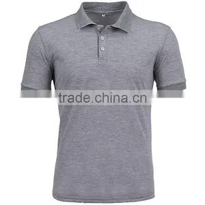 Men's Polo Shirts 65% Polyester 35% Cotton Mint Green Men's Polo Shirts thumbnail-3