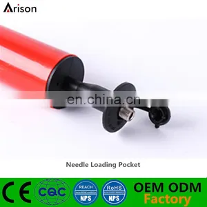 2- Function 6" Plastic Hand Pump With Needle Valve Small Hand Pump With Plastic Valve for Inflatable Toys thumbnail-6