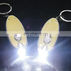 Good Quality Oval Shape Led Keychain Promotion Led Keyring thumbnail-2