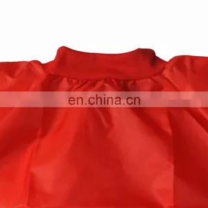 Red Colour 100% Polyester Kids Smock thumbnail-3