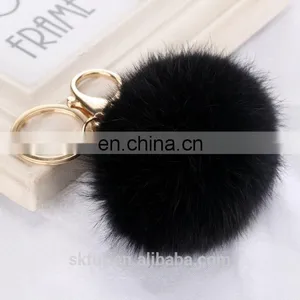 Fashionable Rabbit Fur Keychain thumbnail-6