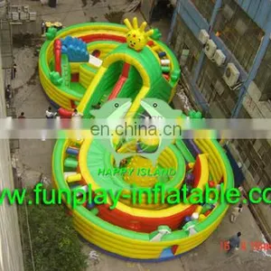 Kids PVC Giant Inflatable Amusement Park Playgrounds for Outdoor Games thumbnail-1