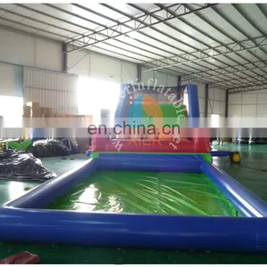 2017 Hot Promote Inflatable Pool Children Inflatable Obstacle Course With Pool for Sale thumbnail-1