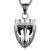 Retro Cross Stainless Steel Necklace Pendant thumbnail-1