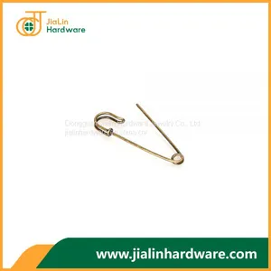Antique Bronze Safety Pins 75mm*1.9mm Size Jewelry Brooch Pin thumbnail-1