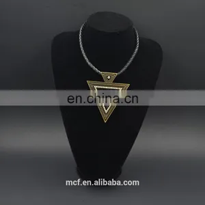 Wholesale Crystal Diamond Rhinestone Fashion Pendant Necklace MCB-0031 thumbnail-3