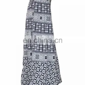 Long Wrap Around Skirt Indian Sarong Wrap Around Summer Hippie Beach Boho Cotton Wrap Around Skirt Dress Hippie Boho Women Wears thumbnail-2