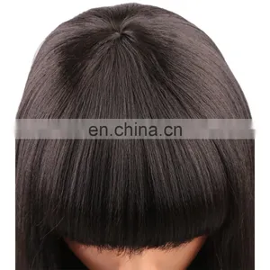 Wholesale Hair Preplucked Straight Wave Human Hair Lace Front Wig thumbnail-5