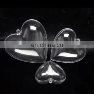 Personalised Christmas Tree Decoration Candy Box Clear Diy Plastic Fillable Ball Ornament thumbnail-1