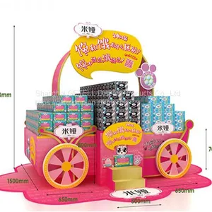 Customized Promotional Tissue Corrugated Paper Island Display/ Dumpbin/ Standee thumbnail-1