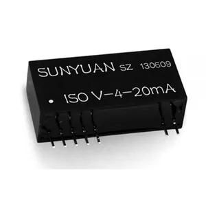 Loop Powered 0-5V/0-10V/0-75mV to 4-20mA Isolation Signal Converter ISO V-4-20mA thumbnail-1