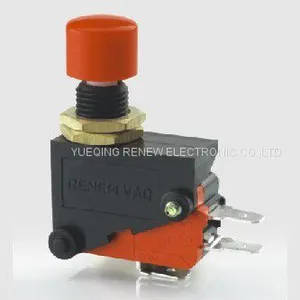 Renew RVMB1 Plastic Panel Mount Push Button 16A Micro Switch thumbnail-1