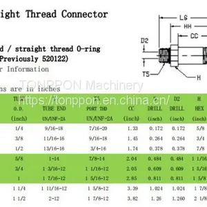 Long Straight Thread Connector FS6400L thumbnail-1