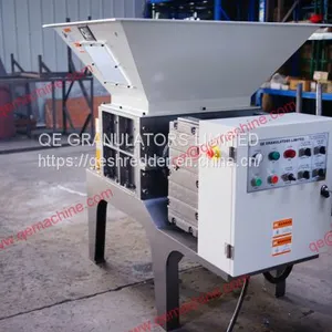 Tires Metal Rubber Wood Solid Material Recycling QSD Double Shaft Shreddeer thumbnail-3