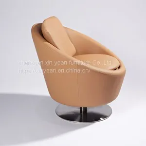 Popular Italian Modern Living Room Furniture Designer Furniture Lounge Swivel Leisure Chair thumbnail-2