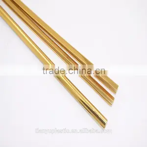 Hard High Glossy Shiny Golden Plastic U Shape Plastic Strip for KT Board Advertisement Board thumbnail-1