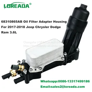 68310865AB Oil Filter Adapter Housing For 2017-2018 Jeep Chrysler Dodge Ram 3.6L thumbnail-1