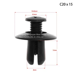 HE31 150PCS Automotive Reinforced Door Trim Panel Solid Nylon Plastic Door Panel Buckle thumbnail-4