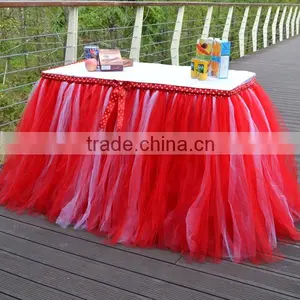 Romantic Tutu Tulle Wedding Party Birthday Supply Dessert Station Gauze Decoration SD103 thumbnail-2