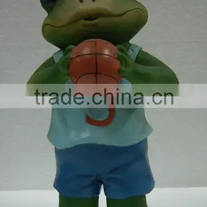 Custom Lifelike Resin Frog Doctor Resin Colorful Painting Figurine Statue thumbnail-3