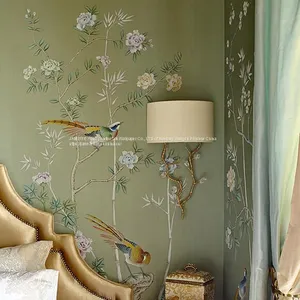Chinese Style Silk Wallpaper thumbnail-1