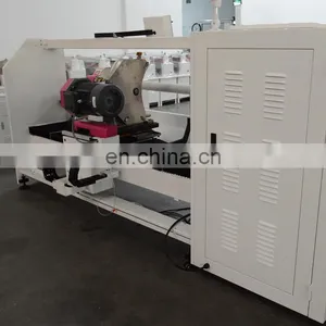 Flexible Packaging Materials Adhesive Tape One Shafts Log Roll Cutting Machine thumbnail-5