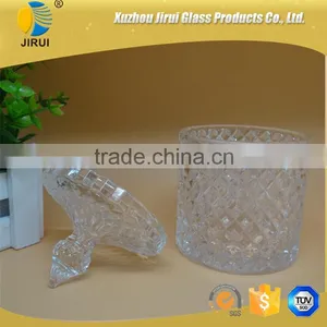 Hot Sale Two Sizes Glass Candy Jars, Storage Jars With Lid for Decorative thumbnail-6