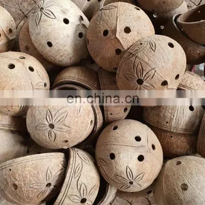 Wholesale Handmade Decoration Natural Coconut Shell Bowl From Viet Nam thumbnail-4