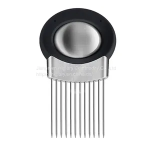 Onion Holder/chopper Stainless Steel Chopper Fruit & Vegetable Tools Home Kitchen Black & Silver All-season High Grade Support thumbnail-2