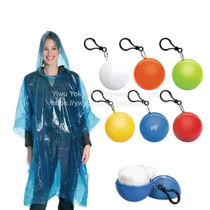 Disposable Key Chain Ball Ponchos With Custom Logo for Promotion thumbnail-2