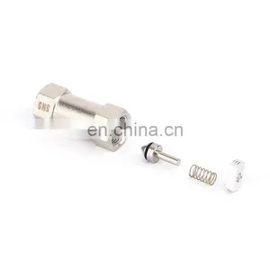 New Design SNS CV Series Nickel-Plated Brass Check Valve Screw Thread One Way Non Return Valve thumbnail-5