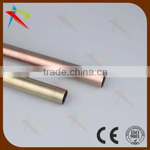 Decorative Plated Bronze Iron Curtain Pole thumbnail-2