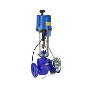 Manufacturer Wholesale Electric Temperature Regulating Valve Durable Flange Regulating Valve thumbnail-2