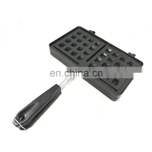 Eco-friendly Breakfast Nonstick Two-headed Egg Waffles Frying Pan thumbnail-3