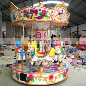 Cheap Carnival Game Kids Small Children Park Merry go Round for Sale thumbnail-4