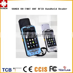 Android 4.4 UHF Handheld RFID Reader With External Antenna 3 Meters thumbnail-1