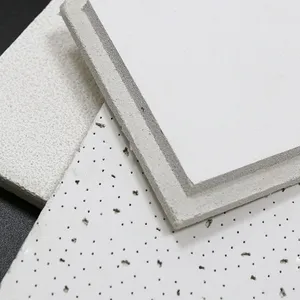 595x595mm Ceiling Tile Armstrong Ceiling Factory Acoustic Mineral Wool Panel thumbnail-4