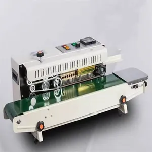 Huanyu Fr-1100c Continuous pe Bag Sealing Machine, Food Plastic Bag Heat Sealing Machine thumbnail-2