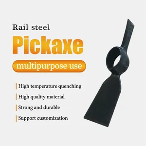 Professional Rail Steel Pickaxe Head for Nigeria Uganda Tanzania Farm Tool Distributors thumbnail-1