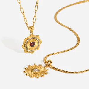 18K Gold PVD Plated Necklace - 0.5mm Thick Chain With Secure Lobster Clasp thumbnail-5