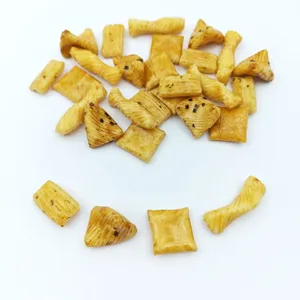 Assorted Japanese Style Rice Crackers With 4 Distinct Shapes Oven Baked Savory Snacks for Wholesale thumbnail-1