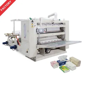 Automatic Facial Tissue Production Line | Fully Automatic Interfold Facial Tissue Paper Making Machine thumbnail-5