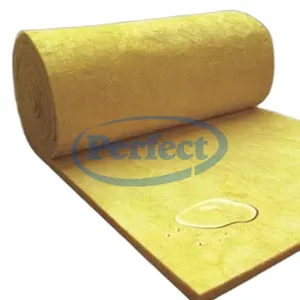 Low Thermal Conductivity GlassWool Roll Fiberglass Glasswool Blanket Sound Absorption Insulation Material for Roofing, Air Duct Insulation Projects thumbnail-2