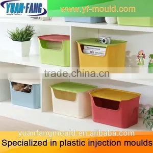 China Taizhou OEM Custom Low Price High Quality Injection Turnover Crates Moulds/fruit Crate Injection Moulding thumbnail-1