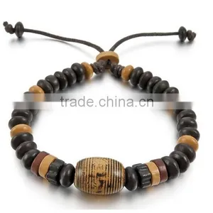 Men,Women's Ceramic Bracelet Bangle Cuff Rope Surfer Adjustable Fit 7~9 Inch Tribal thumbnail-1