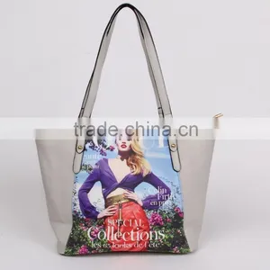 2015 Fashion Wholesale Lady Handbag Pu Elegance Designer Women Handbag thumbnail-5