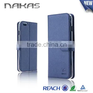 Case For Samsung Galaxy S6, China Supplier Wallet Design Cover PU Leather Mobile Phone Case For Iphone 6, 6 Plus thumbnail-1