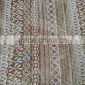 2016wholesale Lace Garment Accessory/embroidery Polyester Full Lace Water Soluble Lace Fabric thumbnail-6