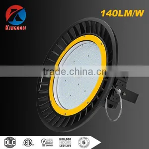 140lm/w DLC ETL CE FCC IP65 PIR Sensor Industrial 100w 120w 200w 150w UFO Led High Bay Light thumbnail-1